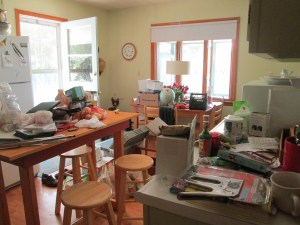 kitchen clutter